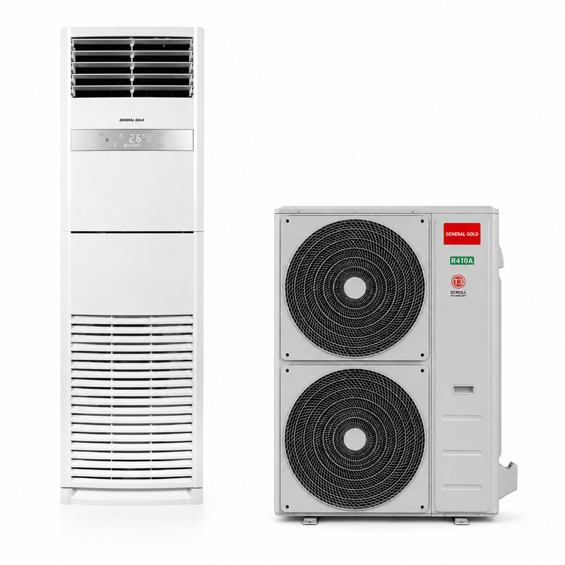 کولر گازی ایستاده 60000 دور ثابت جنرال گلد مدل GG-MF60000D SCROL T3 2