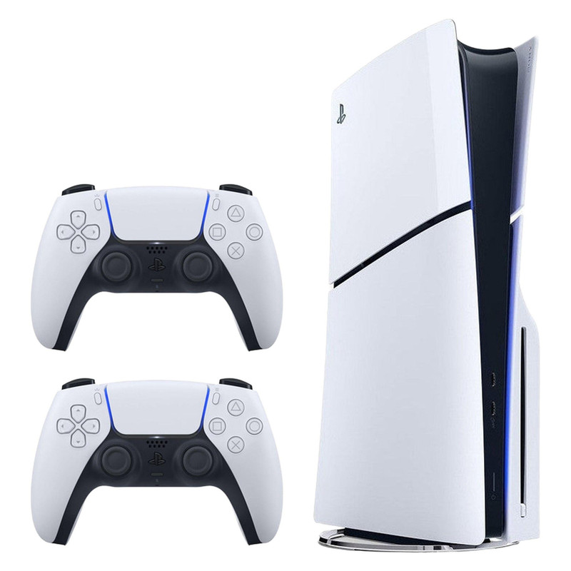 کنسول بازی سونی مدل PlayStation 5 Slim ظرفیت یک ترابایت ریجن 2016A اروپا به همراه دسته اضافی 2