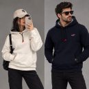حراج هودی برند Hollister پارچه سه نخ پنبه گرم بالا تو کرک (نو)