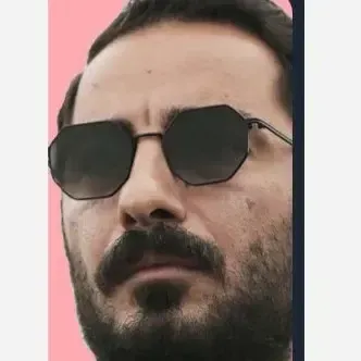 عینک آفتابی پلیس مدل چند ضلعی UV400 زنانه و مردانه فریم فلز و کائوچو رنگ مشکی طلایی 11