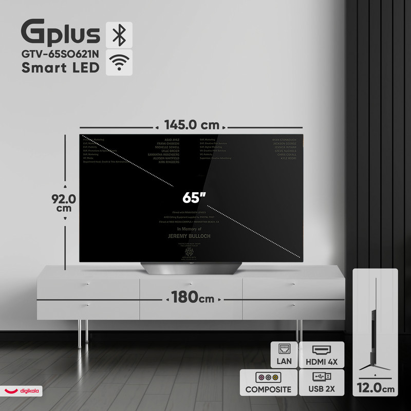 تلویزیون 65 اینچ اولد هوشمند جی پلاس مدل GTV-65SO621N 11
