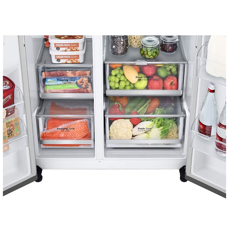 یخچال فریزر ساید بای ساید 30 فوت ال جی مدل GCX-287TNS 4