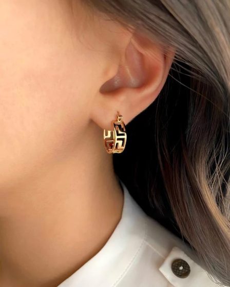 گوشواره حلقه ای ورساچه ژوپینگ 4