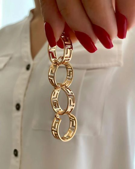 گوشواره حلقه ای ورساچه ژوپینگ 6