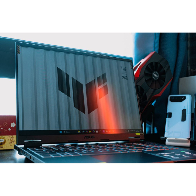 لپ تاپ 16 اینچی ایسوس مدل TUF Gaming F16 FX608JMR-F16I75060-i7 14650HX-RTX5060 8GB-32GB DDR5 5600MHz-1TB SSD-FHD 165Hz-W 11
