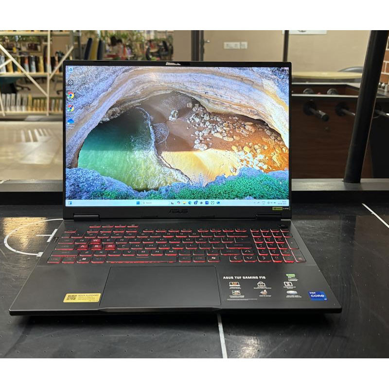 لپ تاپ 16 اینچی ایسوس مدل TUF Gaming F16 FX608JMR-F16I75060-i7 14650HX-RTX5060 8GB-32GB DDR5 5600MHz-1TB SSD-FHD 165Hz-W 12