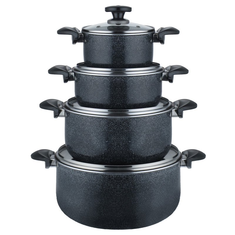 سرویس قابلمه و تابه گرانیتی 16 پارچه کلین مدل C16 11