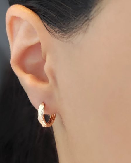 گوشواره حلقه ای چند وجهی ژوپینگ 2