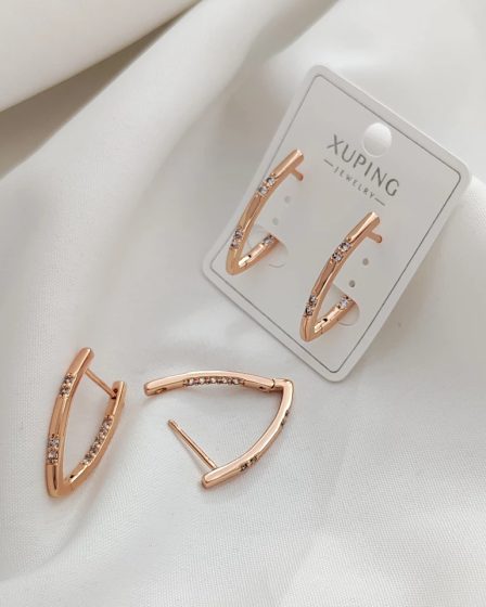 گوشواره هفتی نگین دار ژوپینگ 4