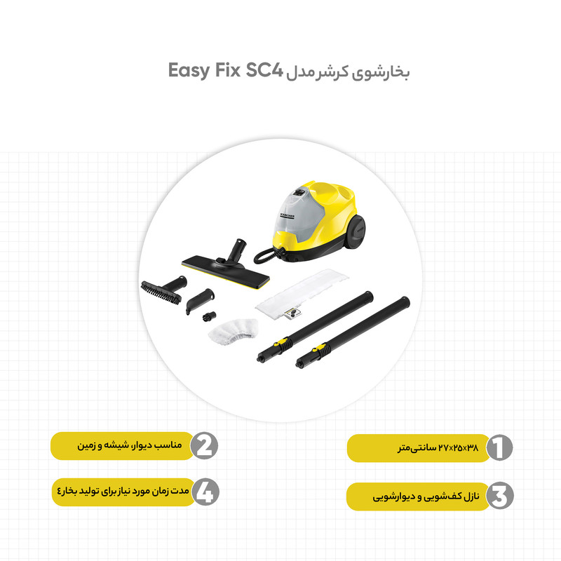بخارشوی کرشر مدل SC4 Easy Fix 6