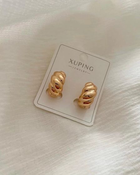 گوشواره آینه ای آنجلینا ژوپینگ 3