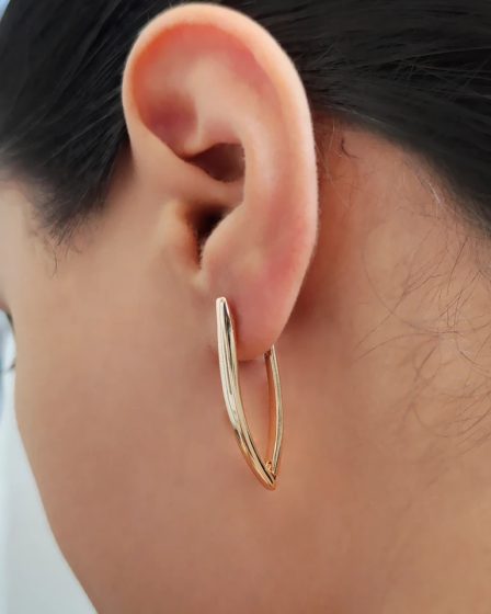 گوشواره آیینه ای خطی ژوپینگ 2