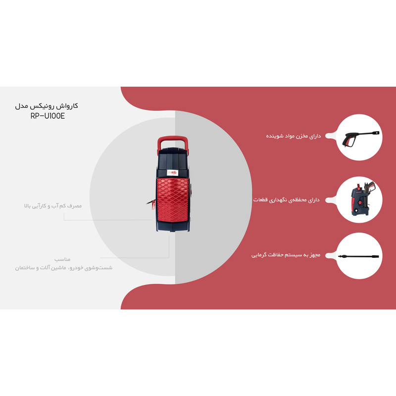 کارواش رونیکس مدل RP-U100E 15