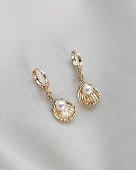 نیم ست صدف و مروارید ژوپینگ (با زنجیر) 2