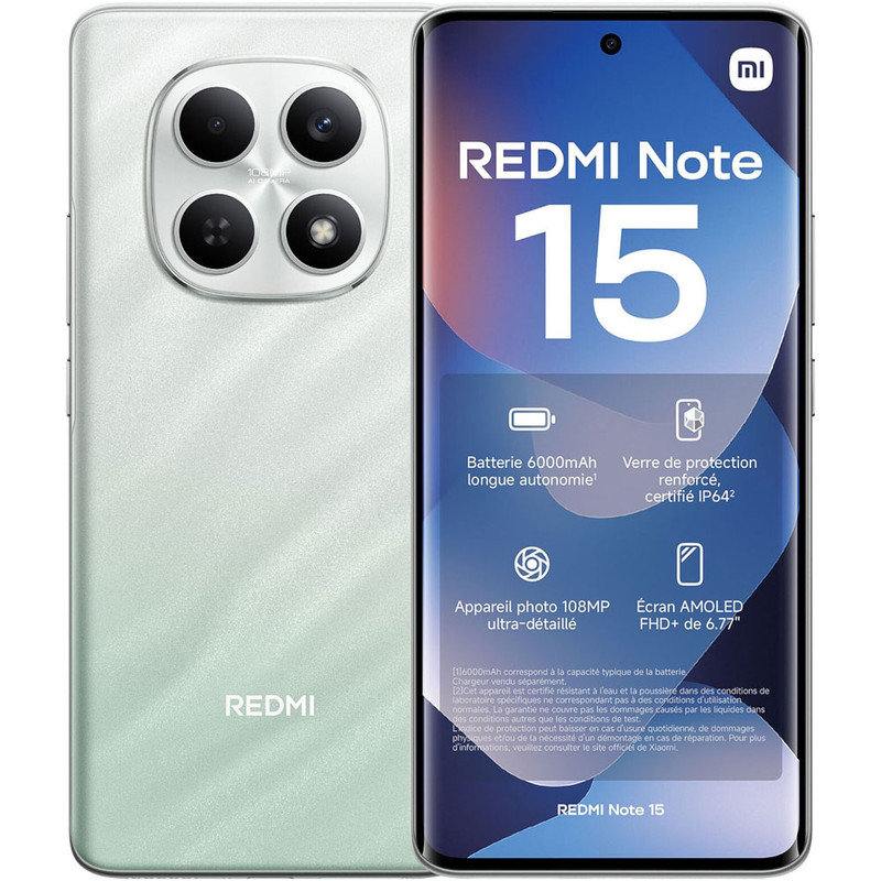 گوشی موبایل شیائومی مدل Redmi Note 15 4G دو سیم کارت ظرفیت 256 گیگابایت و رم 8 گیگابایت 4