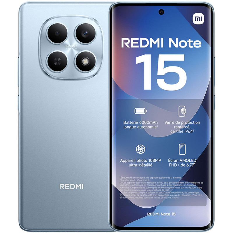گوشی موبایل شیائومی مدل Redmi Note 15 4G دو سیم کارت ظرفیت 256 گیگابایت و رم 8 گیگابایت 6