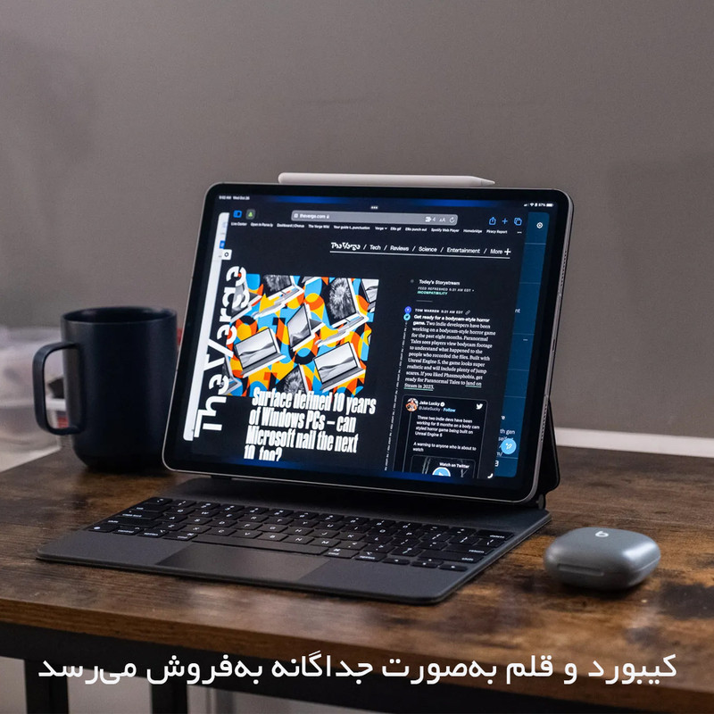 تبلت 11 اینچ اپل مدل IPad Pro 2025 M5 Wi-Fi ظرفیت 256 گیگابایت و رم 12 گیگابایت، رزولوشن دوربین 12 مگاپیکسل، پشتیبانی از قلم و ک 9