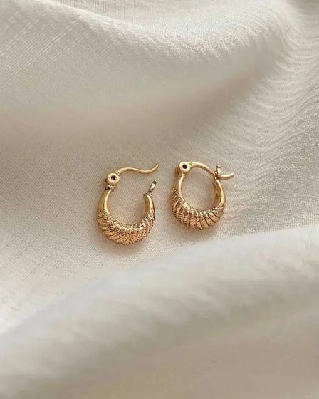 گوشواره ظریف طرح طلا ژوپینگ 2