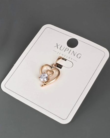 گردنبند قلب و نگین ژوپینگ 2
