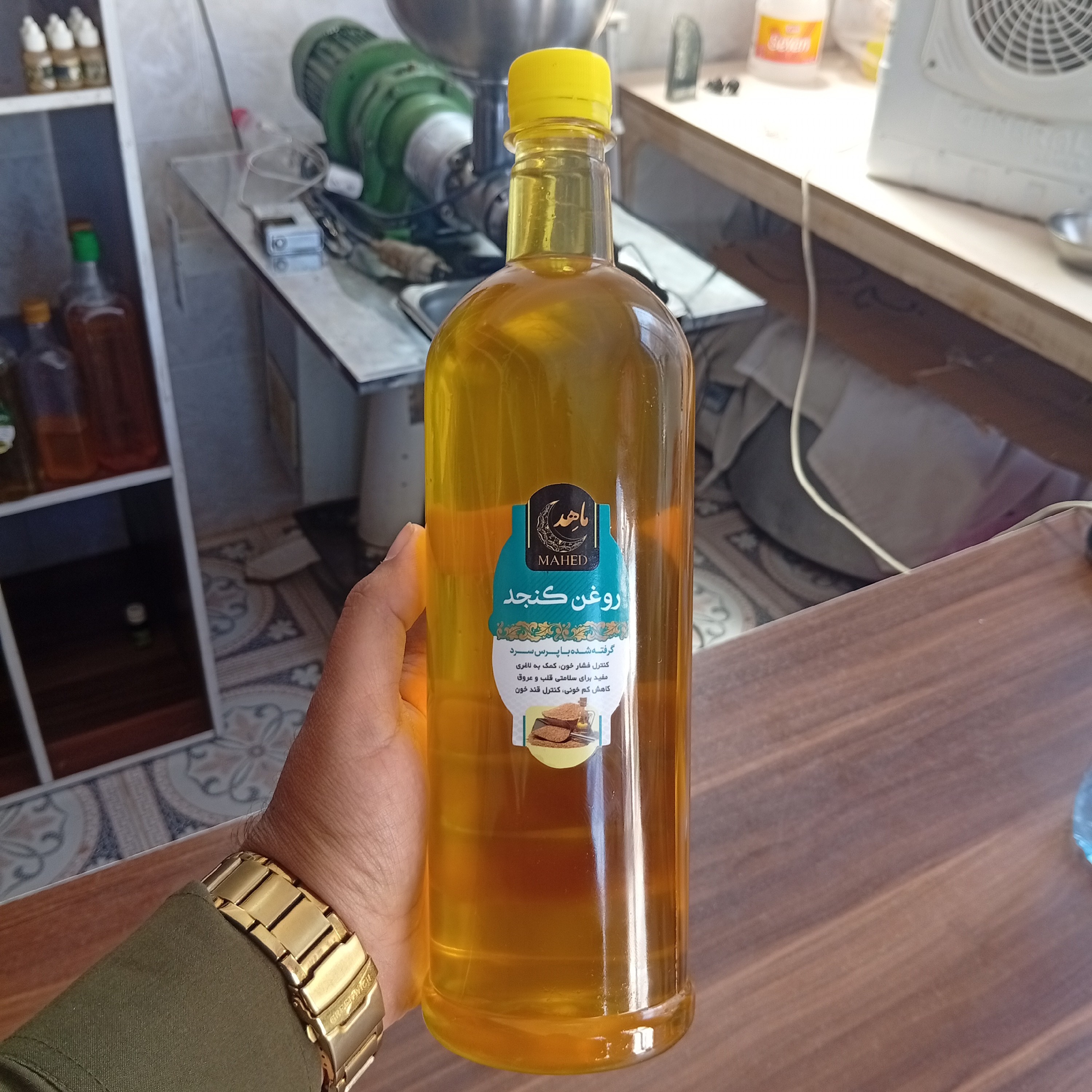 روغن کنجد (طبیعی) بابو ماهد 1 لیتری پخت و پز و سرخکردنی 6