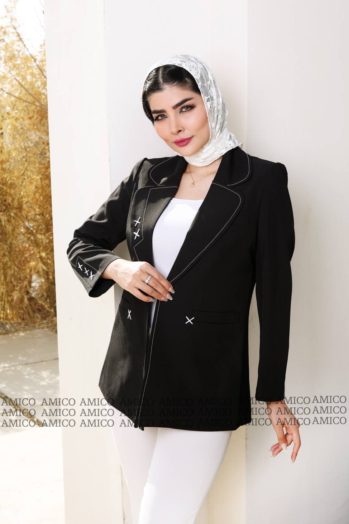 کت پارچه سوپر بزیاق دمسه دوزی ایکس 8