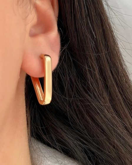 گوشواره خطی مثلثی ژوپینگ 4