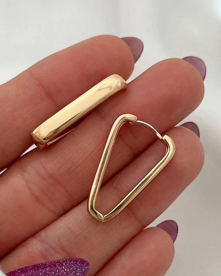 گوشواره خطی مثلثی ژوپینگ 5