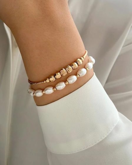 دستبند مرواریدی پارمیدا ژوپینگ 4
