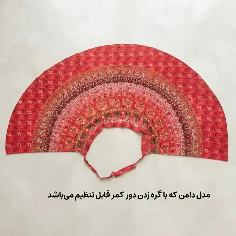 دامن زنانه لنگی کتان فری سایز مناسب تا سایز 52 2