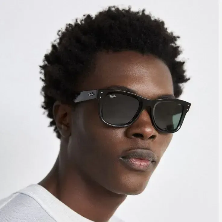 عینک آفتابی ری بن مدل ویفرر ریورس Ray-Ban RBR0502S با فریم کائوچویی و محافظت UV400 2