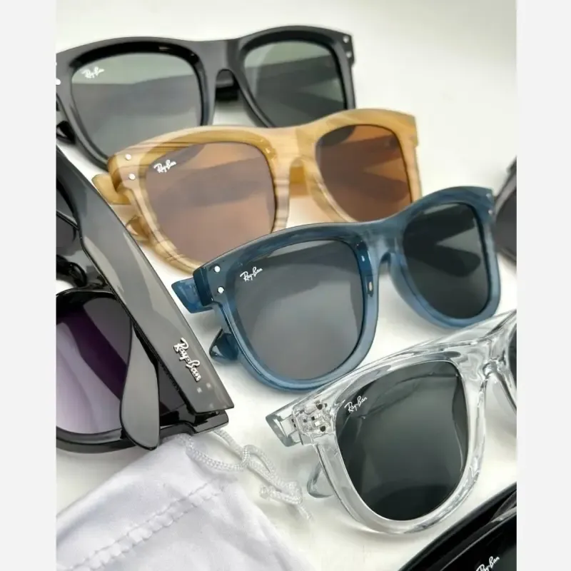 عینک آفتابی ری بن مدل ویفرر ریورس Ray-Ban RBR0502S با فریم کائوچویی و محافظت UV400 6