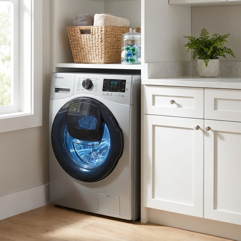 ماشین لباسشویی 9 کیلوگرم اتوماتیک اسنوا مدل SWM-F92S 2