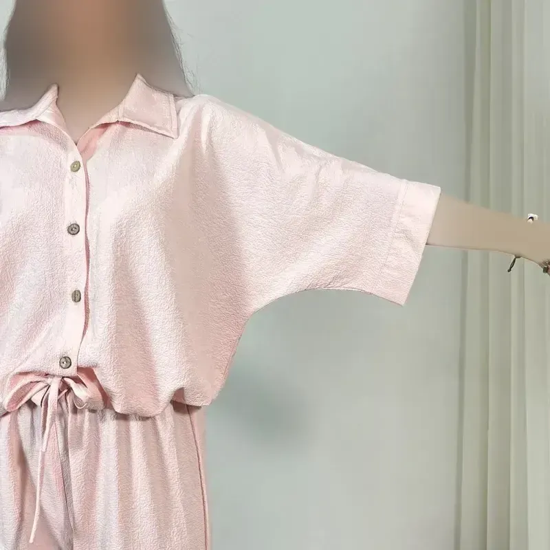 ست شومیز و شلوار زنانه پارچه لینزی 9