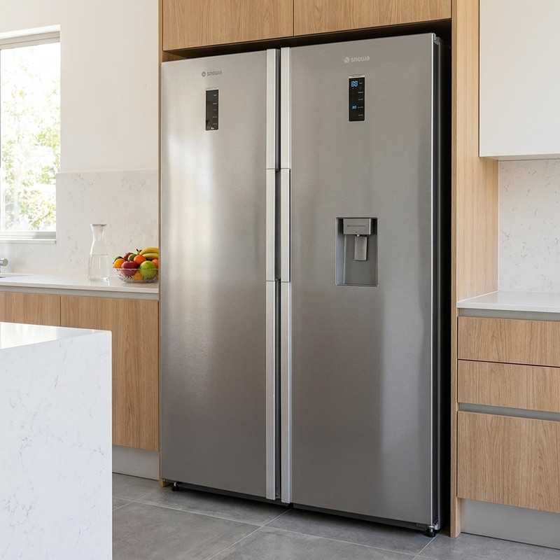 یخچال فریزر دوقلو 38 فوت اسنوا مدل SRDi/SFDi-M210SS 2