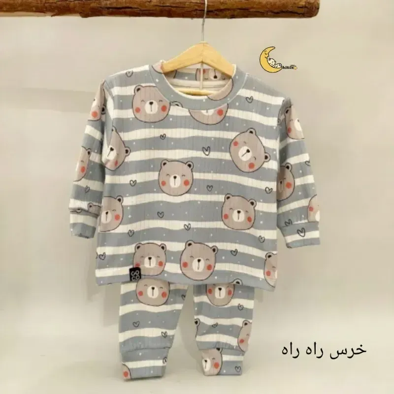 بلوز و شلوار بچگانه کبریتی راحتی کوکو کیدز نخ پنبه آستین بلند 9